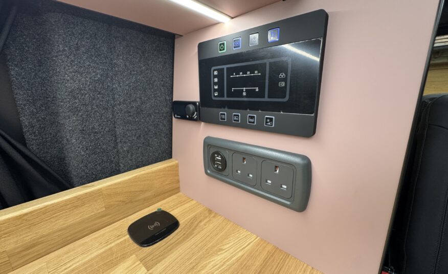 Volkswagen T6.1 Campervan Trek Edition – Coral Pink Cabinetry (Storm)
