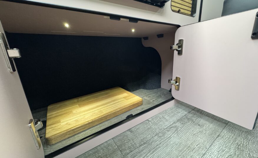 Volkswagen T6.1 Campervan Trek Edition – Coral Pink Cabinetry (Storm)