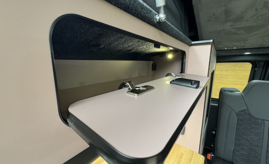 Volkswagen T6.1 Campervan Trek Edition – Coral Pink Cabinetry (Storm)