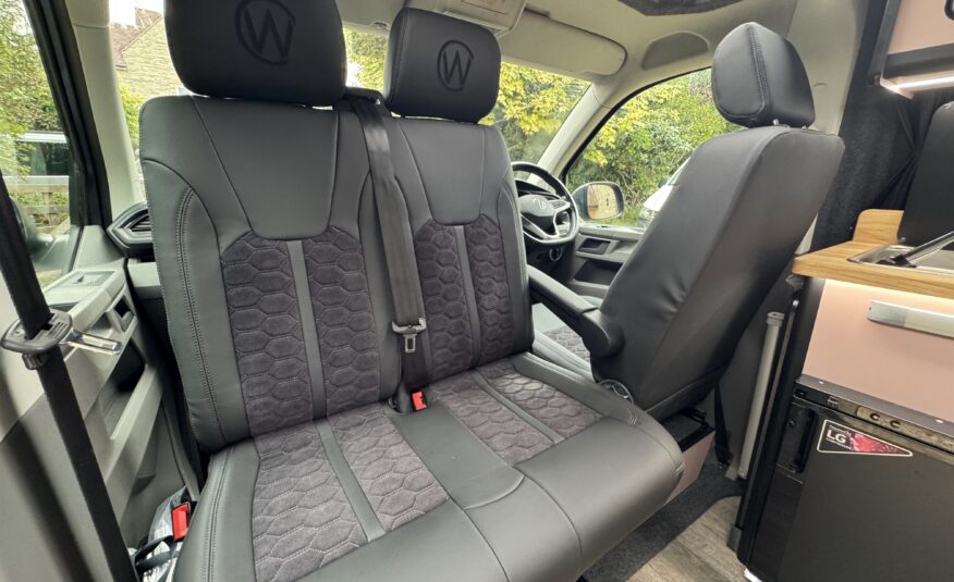 Volkswagen T6.1 Campervan Trek Edition – Coral Pink Cabinetry (Storm)