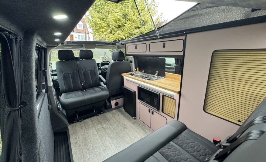 Volkswagen T6.1 Campervan Trek Edition – Coral Pink Cabinetry (Storm)
