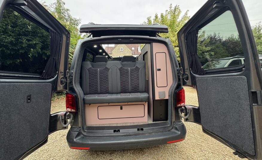 Volkswagen T6.1 Campervan Trek Edition – Coral Pink Cabinetry (Storm)