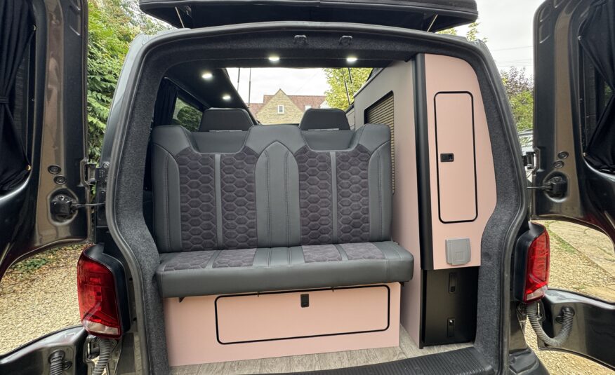 Volkswagen T6.1 Campervan Trek Edition – Coral Pink Cabinetry (Storm)