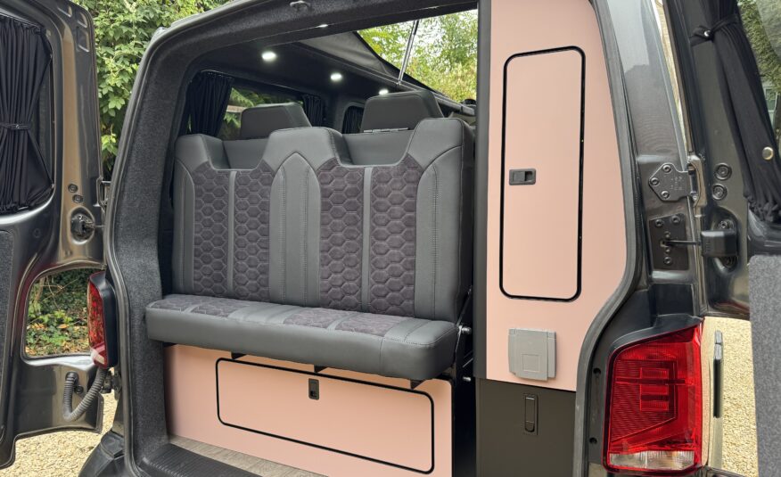 Volkswagen T6.1 Campervan Trek Edition – Coral Pink Cabinetry (Storm)