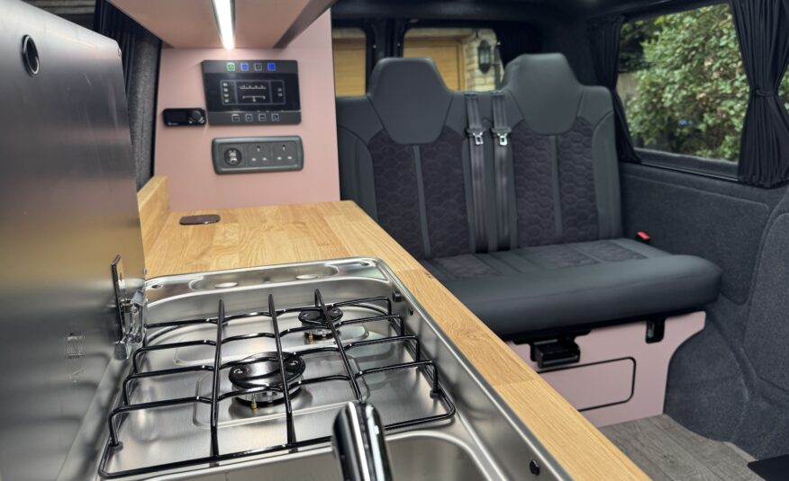 Volkswagen T6.1 Campervan Trek Edition – Coral Pink Cabinetry (Storm)