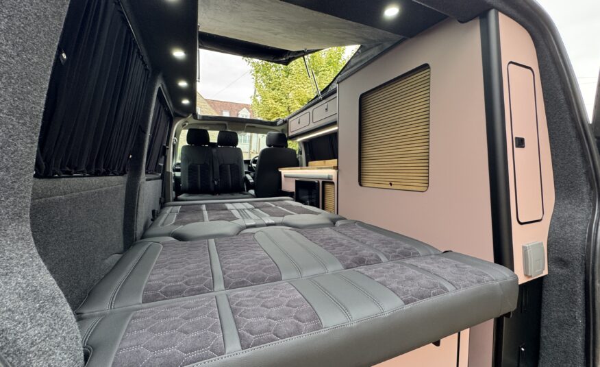 Volkswagen T6.1 Campervan Trek Edition – Coral Pink Cabinetry (Storm)